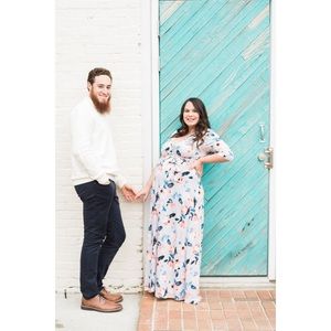 Pinkblush Maternity Wrap Dress